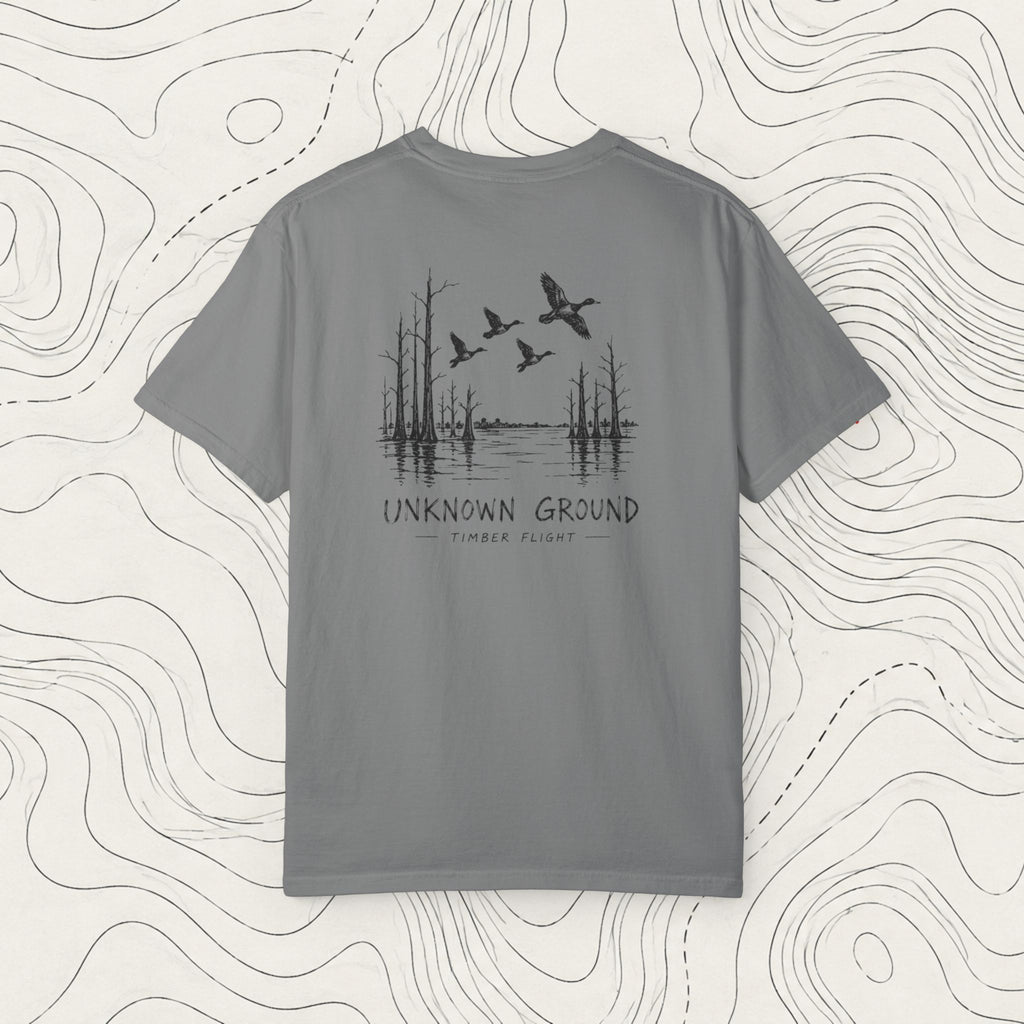 Unknown Ground- Timber Flight Tee