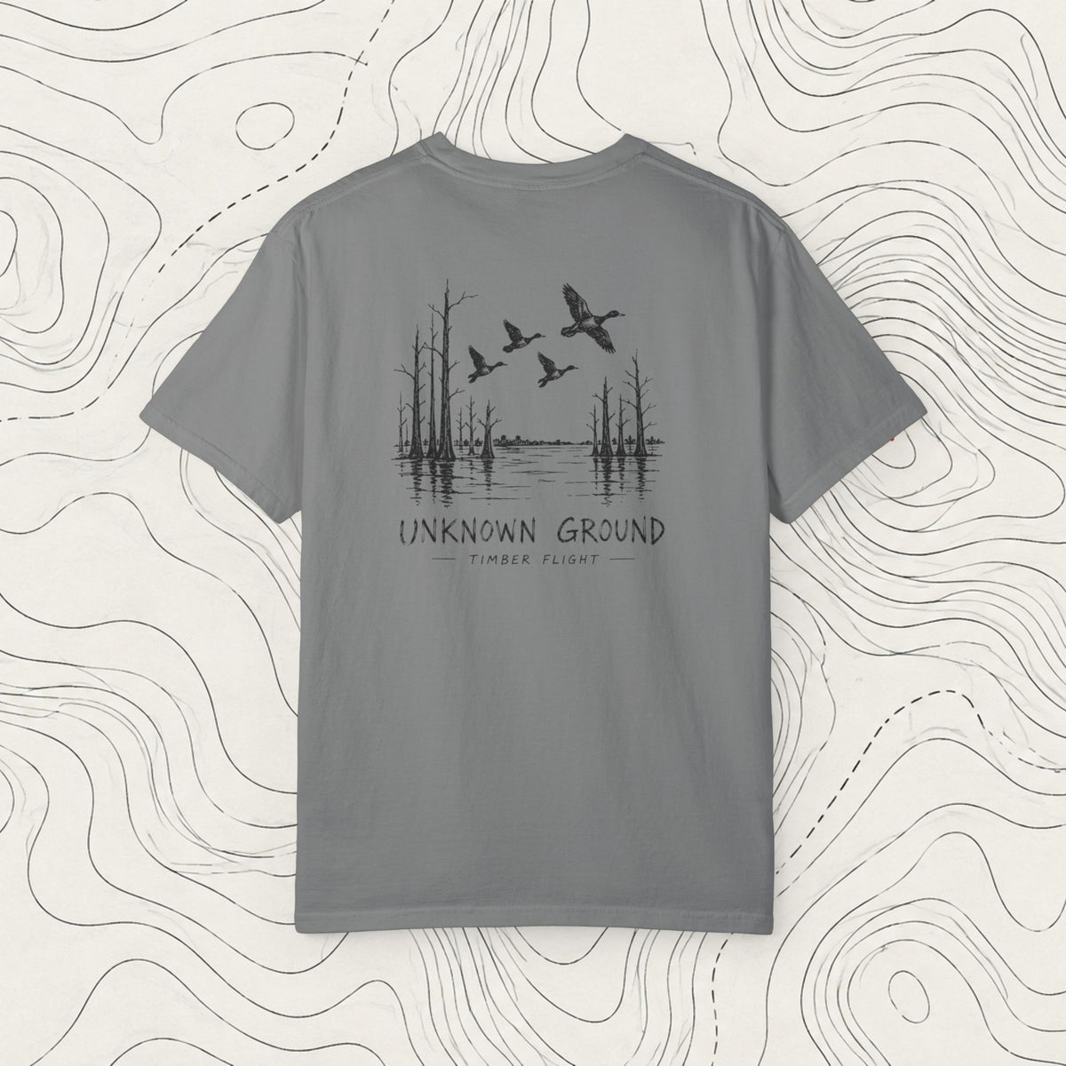 Unknown Ground- Timber Flight Tee