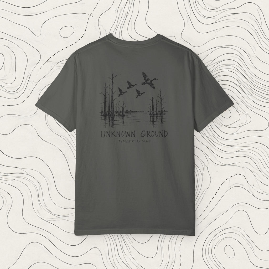 Unknown Ground- Timber Flight Tee