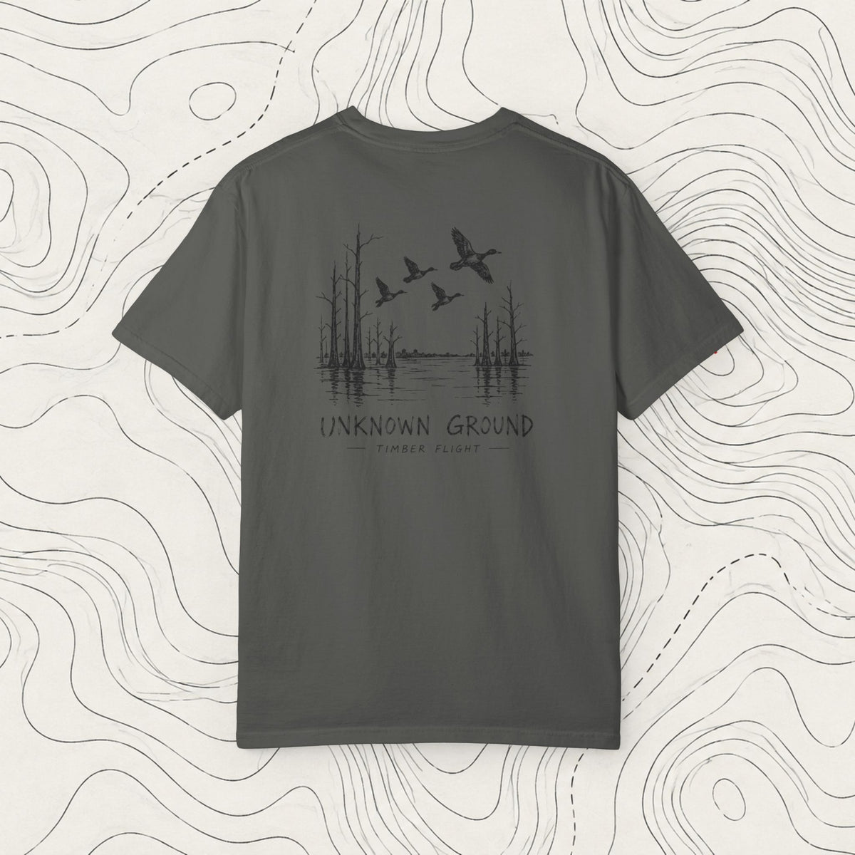 Unknown Ground- Timber Flight Tee