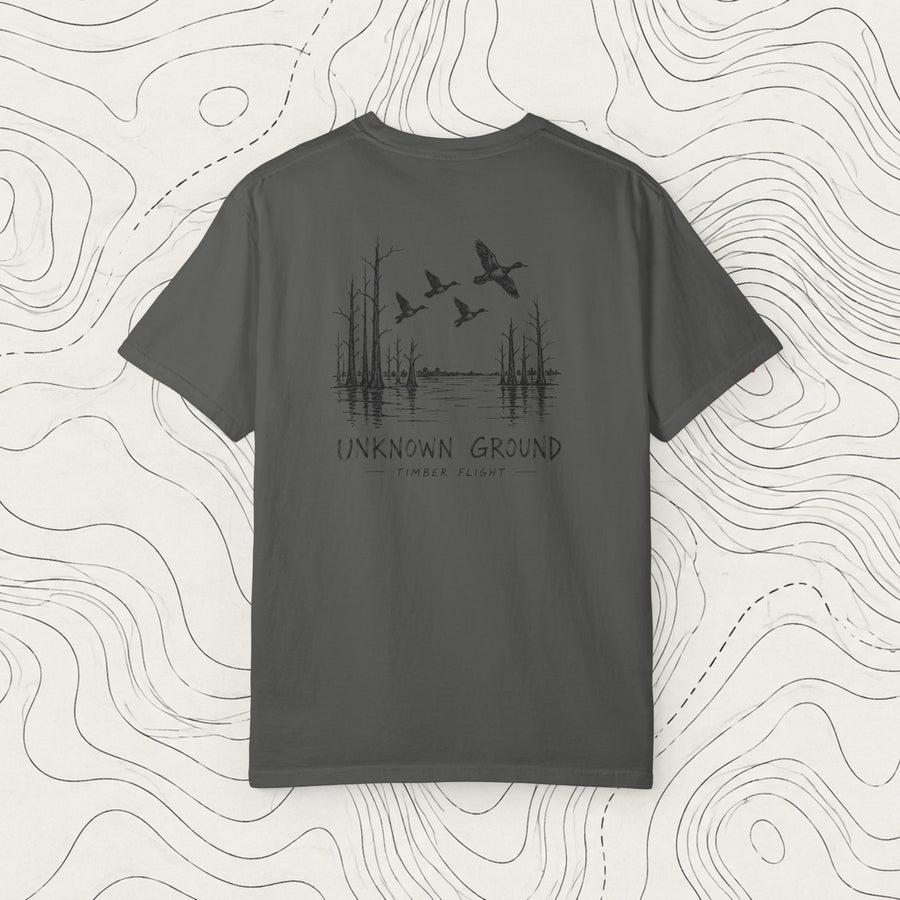 Unknown Ground- Timber Flight Tee