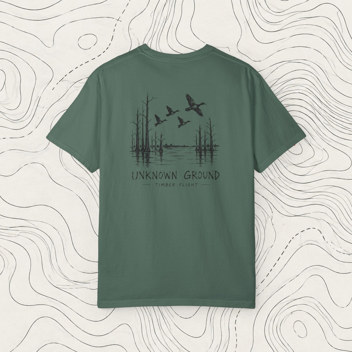 Unknown Ground- Timber Flight Tee