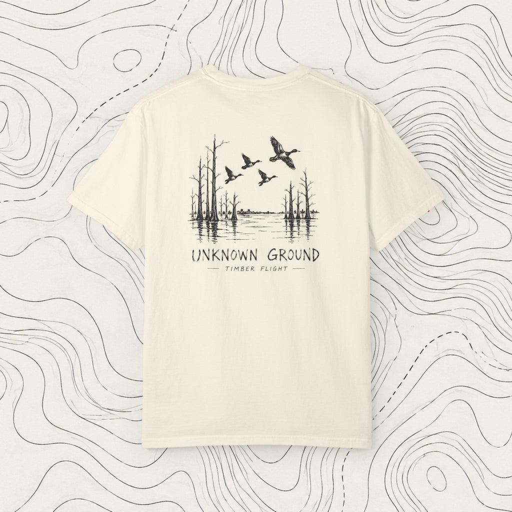 Unknown Ground- Timber Flight Tee