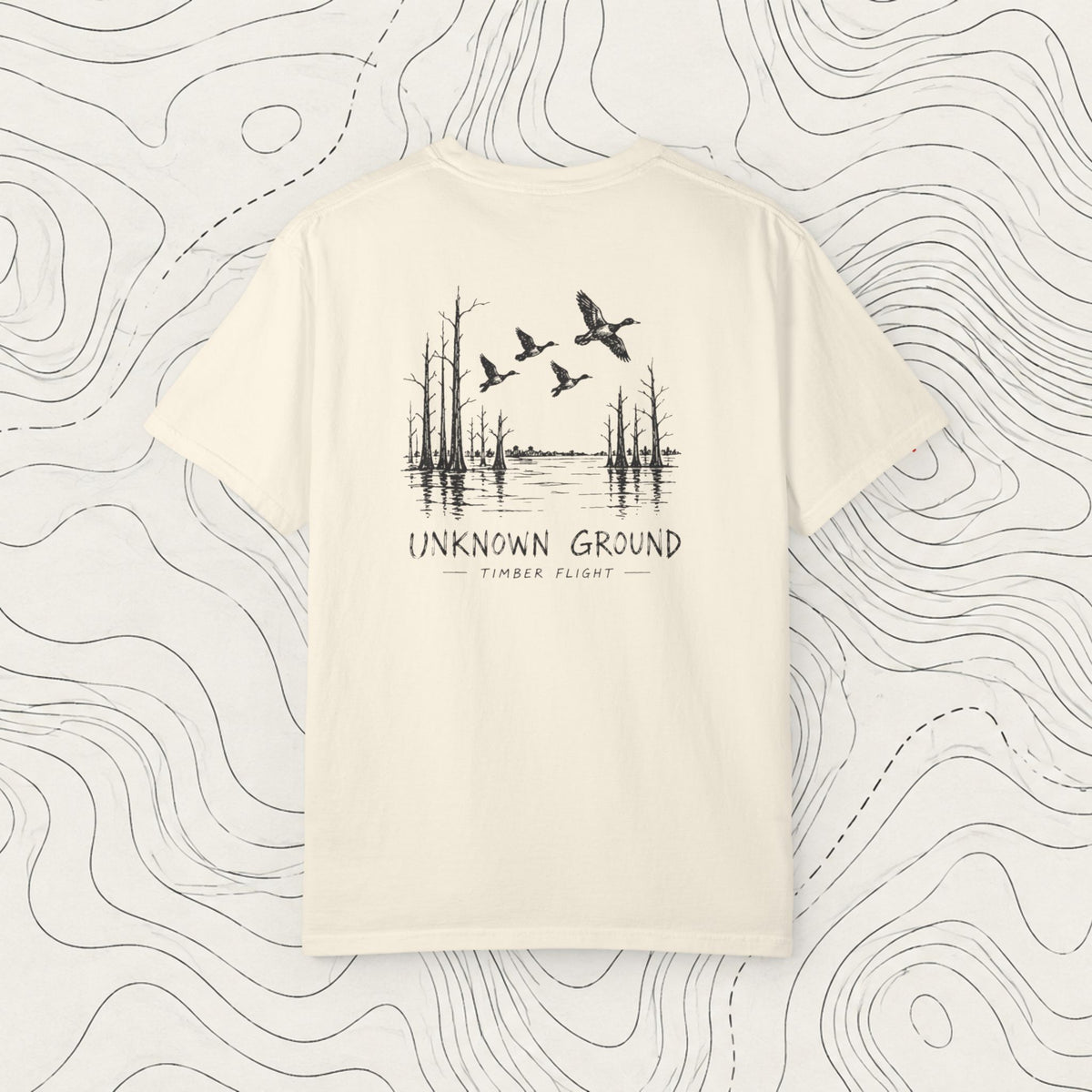 Unknown Ground- Timber Flight Tee