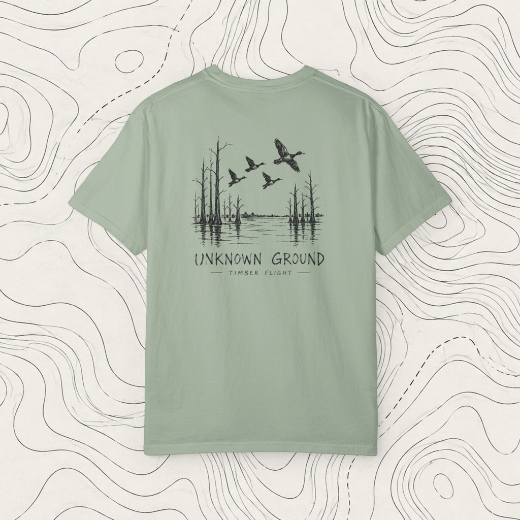 Unknown Ground- Timber Flight Tee